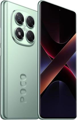 Imagem de Smartphone Xiaomi Poco X7 verde com Turbo 45W, 5G Dual SIM, 512GB ROM e 12GB RAM