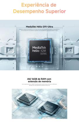 Imagem de Smartphone Xiaomi Redmi 13X 256GB 16GB Ramboost Câmera 108MP dupla lançamento versão Global Premium Design note celular melhor custo benefício