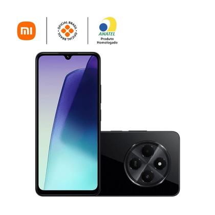 Smartphone Xiaomi Redmi 14C 4+4GB Ram + 128GB, Preto - Redmi 14C