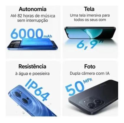 Imagem de Smartphone Xiaomi Redmi 15C 256GB 8GB RAM Dual SIM Tela 6.9 Azul