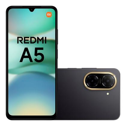 Smartphone Xiaomi Redmi A5 128GB 4GB RAM Dual SIM Tela 6.88 Preto