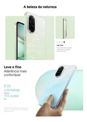 Imagem de Smartphone Xiaomi Redmi A5 128GB 4GB RAM Tela 6.88 120Hz, Câmera 32MP, Bateria 5200mAh, Android 15