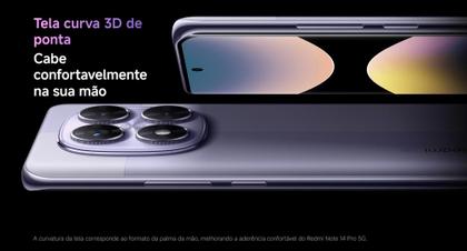 Imagem de Smartphone Xiaomi Redmi Note 14 Pro 4G Dual SIM 256GB / 8GB RAM - PRETO