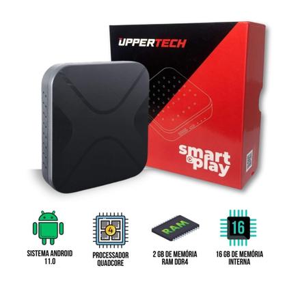 Imagem de Smartplay Streaming Box Play Two Video 2GBDDR3 RAM 16GB Uppertech - 5028