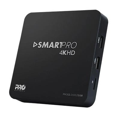 Imagem de SmartPRO 4K Ultra HD WIFI Prosb-3000/2Gb Proeletronic TV  Android  - Certificado Anatel -   4khd Cor Preto - Controle remoto numerico - 4K Ultra HD WIFI Prosb-3000/2Gb
