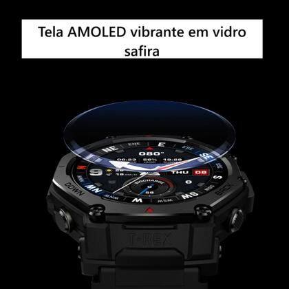 Imagem de Smartwatch Amazfit T-Rex 3 Pro Black Titânio Safira Oferta Especial