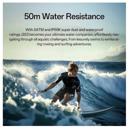 Imagem de Smartwatch Black Shark GS3, GPS Integrado Tela Amoled 1,43" Assistente de Voz com IA 5ATM 18 dias Ba