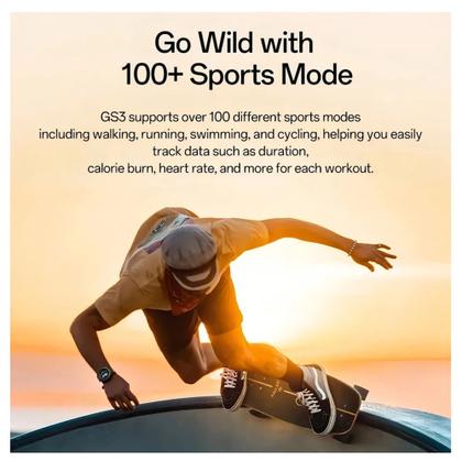 Imagem de Smartwatch Black Shark GS3, GPS Integrado Tela Amoled 1,43" Assistente de Voz com IA 5ATM 18 dias Ba