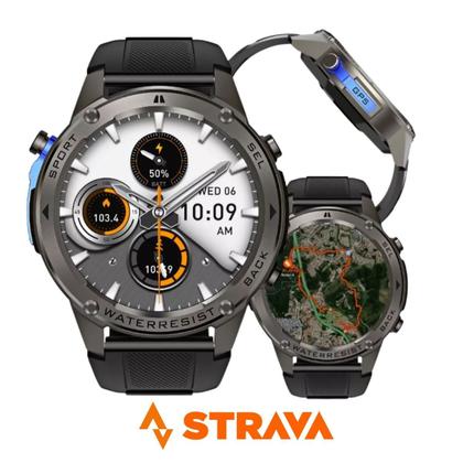 Imagem de Smartwatch Brave Amoled Prova Dágua Modo Triathlon Strava Gps