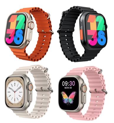 Imagem de Smartwatch Chip Tiktok Youtube Facebook Google Play Funções Celular De Pulso Super Amoled