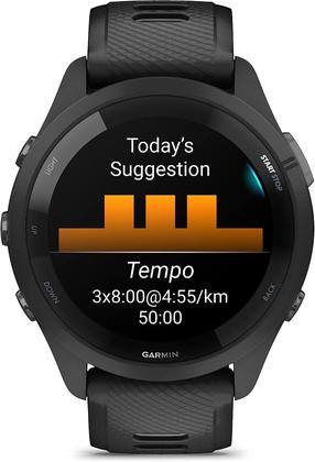 M*8様 【GARMIN】Forerunner 265 Black Relógio Monitor Cardíaco Garmin Forerunner 265 Amoled Preto