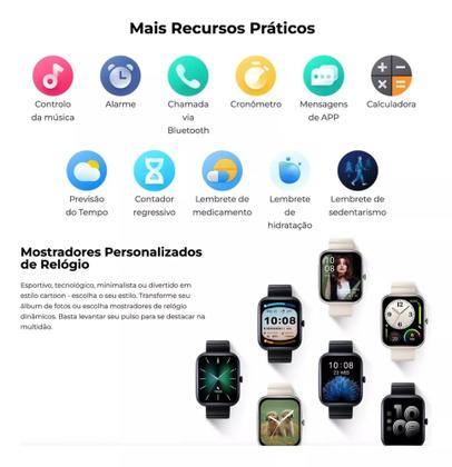 Imagem de SmartWatch Haylou RS4 MAX Tela HD 1,91 Chamadas Bluetooth, 127 modos esportivoS