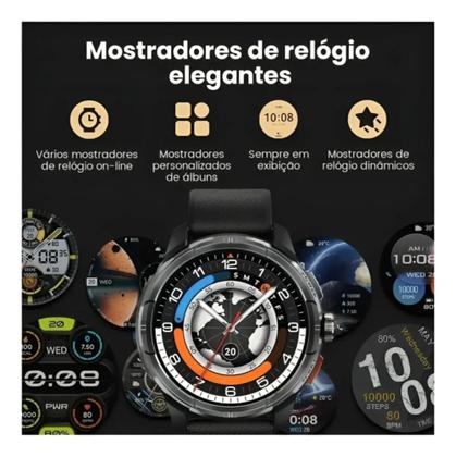 Imagem de Smartwatch Haylou Solar Ultra com Bateria de 30 Dias - Compatível com Strava e GPS Integrado