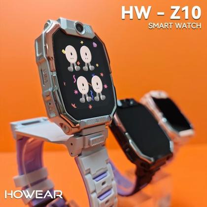 Imagem de Smartwatch Howear Infantil HW Z10 4/64GB Amoled Com Chip Android Camera Wifi