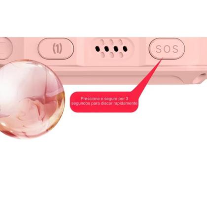 Imagem de Smartwatch Howear Infantil HW Z10 4/64GB Amoled Com Chip Android Camera Wifi