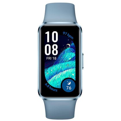 Smartwatch Huawei Band 10 Azul, com Pulseira em Fluoroelastômero