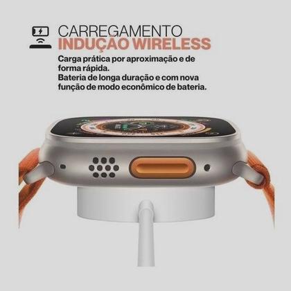 Imagem de Smartwatch Hw8 Ultra Original Combo Pulseiras Extra Pelicula Case Watch 8 Alpine Loop Unissex