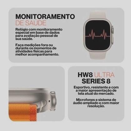 Imagem de Smartwatch Hw8 Ultra Original Combo Pulseiras Extra Pelicula Case Watch 8 Alpine Loop Unissex