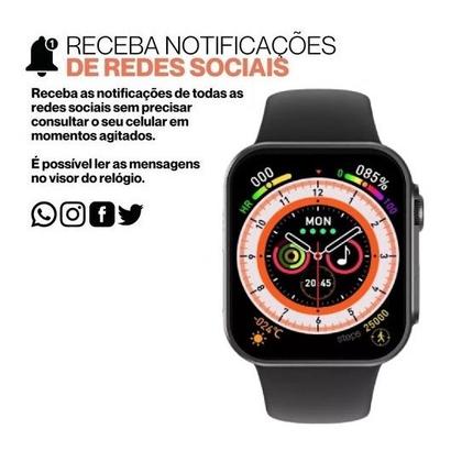 Imagem de Smartwatch Hw8 Ultra Original Combo Pulseiras Extra Pelicula Case Watch 8 Alpine Loop Unissex