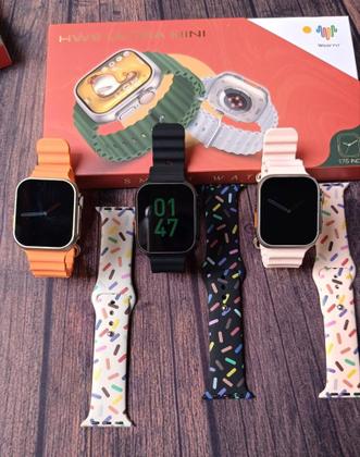 Imagem de Smartwatch Hw9 Ultra Mini 41mm Serie 9 Com Pulseira Extra NFC Lançamento - Laranja