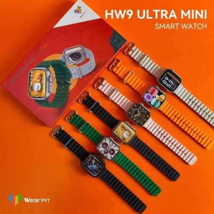 Imagem de Smartwatch Hw9 Ultra Mini 41mm Serie 9 Com Pulseira Extra NFC Lançamento - Laranja