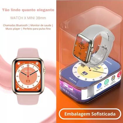 Imagem de Smartwatch Inteligente Watch X Mini 40mm Lançamento Microwear