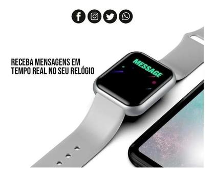 Imagem de Smartwatch Kit Com 2 Relogios Inteligente D20 Y68 Bluetooth