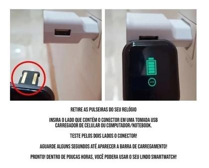 Imagem de Smartwatch Kit Com 2 Relogios Inteligente D20 Y68 Bluetooth