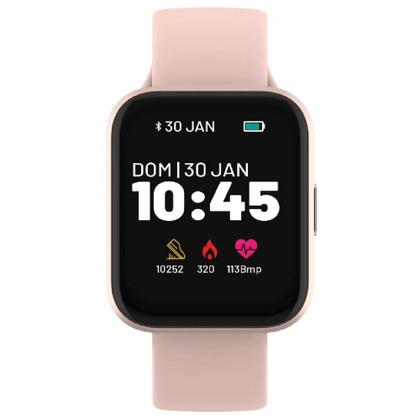 Imagem de Smartwatch M1 Rose BLE 5.0 HR Leitura DeMensage Controle de Música Á Prova D Água IP68 - Atrio ES435