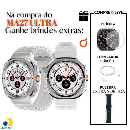 Imagem de Smartwatch Ma27 Responde Whatsapp Amoled Chatgpt Original 2 Pulseiras