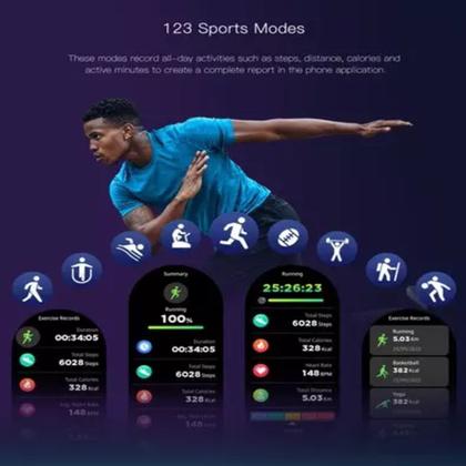 Imagem de Smartwatch Peje ZW13 A Prova D'água Ameled Pulseira Extra