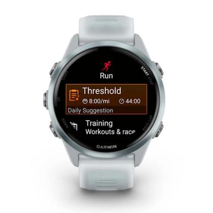 Imagem de Smartwatch Relógio Garmin Forerunner 570 com Monitor Cardíaco de Pulso e GPS Azul 42mm