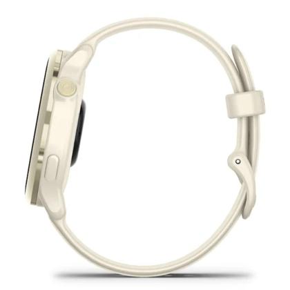 Imagem de Smartwatch Relógio Garmin Vívoactive 6 com Monitor Cardíaco de Pulso e GPS Lunar Gold 42mm