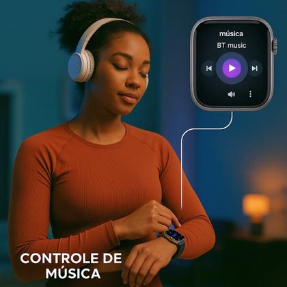 Imagem de Smartwatch relogio inteligente Para Samsung Galaxy S23 Fe.