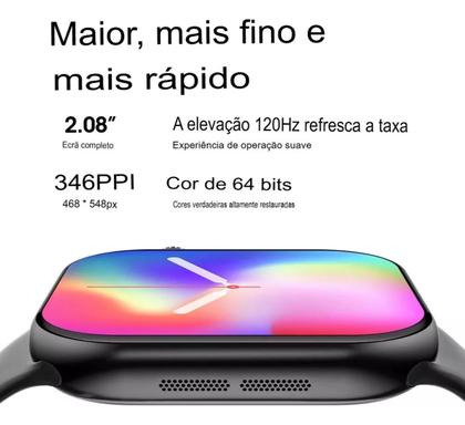 Imagem de Smartwatch Relógio Inteligente Rosa Mini Pro Série 10 Original 41mm Gps Nfc Lançamento Envio Imediato Original Nota Fisc