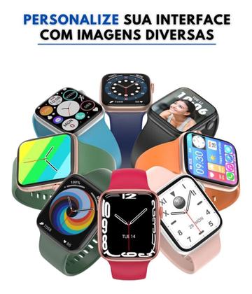 Imagem de Smartwatch Relogio Inteligente W29 Pro Gps Assistente De Voz Nfc Recebe Notificações Faz Ligaçoes