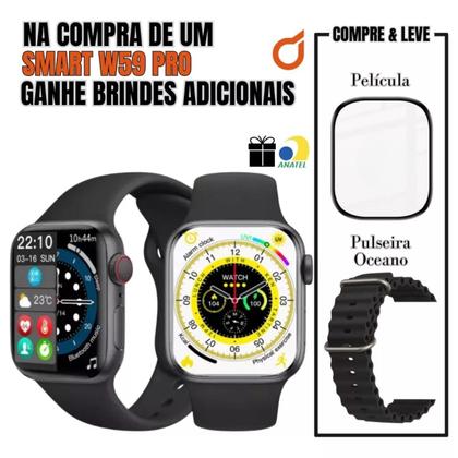 Imagem de Smartwatch Smart GPS relógio feminino 41mm mini serie 9 original novo lançamento