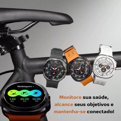Imagem de Smartwatch Smart Ultra Responde WhatsApp Relógio 47mm GPS