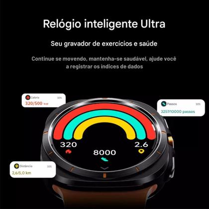 Imagem de Smartwatch Smart Ultra Responde WhatsApp Relógio 47mm GPS