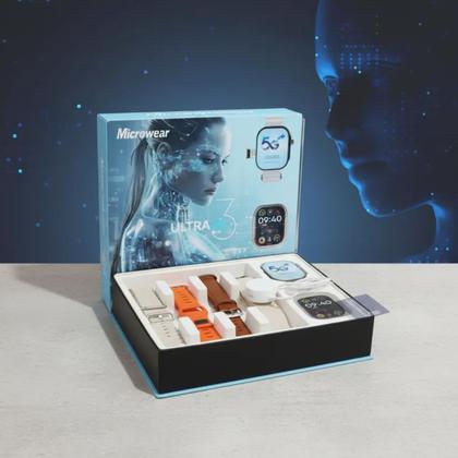 Imagem de Smartwatch Ultra 3 Ai Android Chip 5g Câmera Wifi Gps Nfc