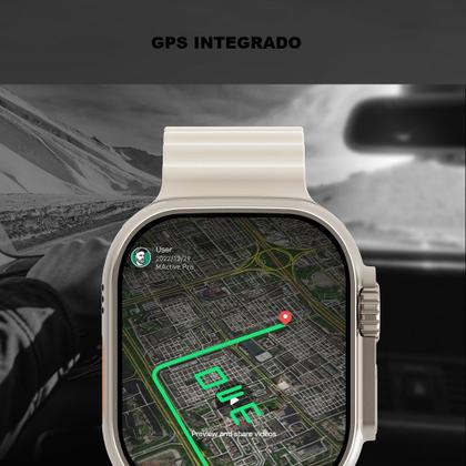 Imagem de Smartwatch Ultra 3 AI Chip 5G 16GB Para Corridas e Esportes Funciona com Ligações