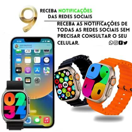 Imagem de Smartwatch Ultra 9 S9 49mm Oferta Black Friday Relógio Inteligente com Super Desconto 2025