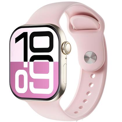 Imagem de Smartwatch W10 Mini Relogio Pequeno Delicado ChatGpt 1Gb Nfc Gps Bluetooth Serie 10 Super Amoled