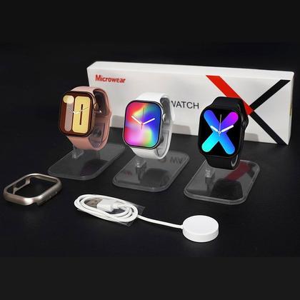 Imagem de Smartwatch W10 Pro 46mm Serie 10 Tela Amoled Chatgpt NFC GPS Original