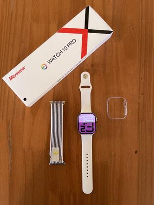 Imagem de Smartwatch W10 Pro Amoled Gps Chatgpt 2 Pulseiras A Prova D'gua Envio Imediato Original Nota Fiscal + Pulseira Extra