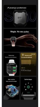 Imagem de Smartwatch W10 Pro Mini 42mm Chatgpt Serie10 Amoled + Brinde