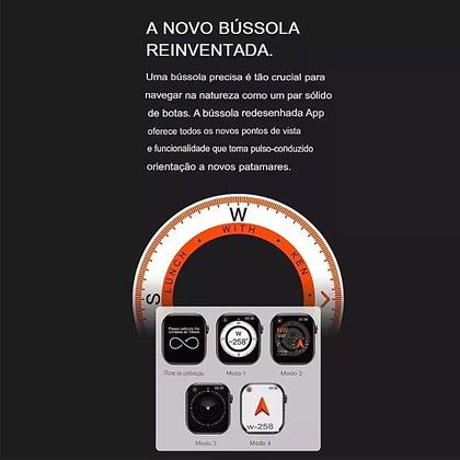 Imagem de Smartwatch W10 Pro Mini 42mm Tela Amoled Nfc GPS Chatgpt Microwear