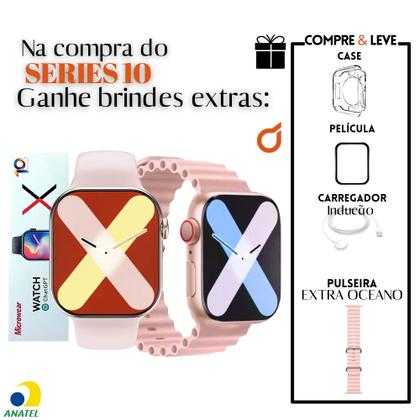 Imagem de Smartwatch W10 Watch Ultra Nfc Chatgpt Amoled Gps 2 Pulseiras