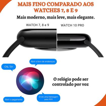 Imagem de Smartwatch W10 Watch Ultra Nfc Chatgpt Amoled Gps 2 Pulseiras