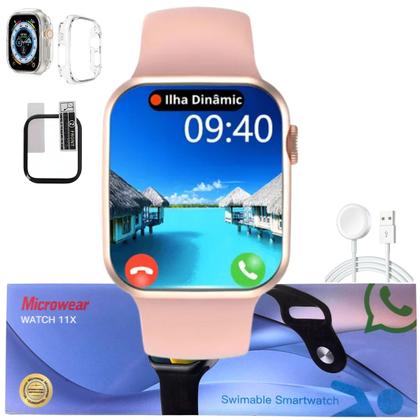 Imagem de Smartwatch W11 Relógio Inteligente Lançamento Original Microwear Gps 1Gb Inteligencia Artificial